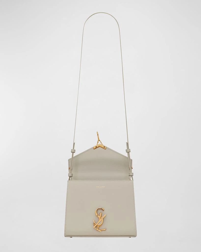 Yves Saint Laurent Cassandra Mini YSL Top Handle Crossbody Bag in Grained Leather 2