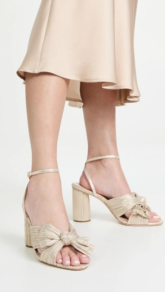 Loeffler Randall Camellia Knot Mules with Ankle Strap 2
