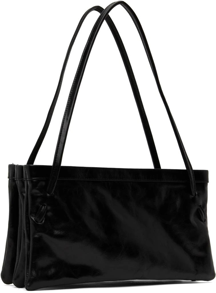 by FAR Black Hannah Creased Leather Bag 2