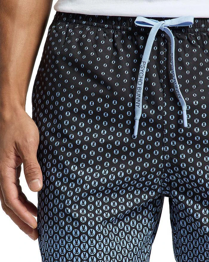 Psycho Bunny Bendigo Allover Print 5.75" Swim Trunks 5