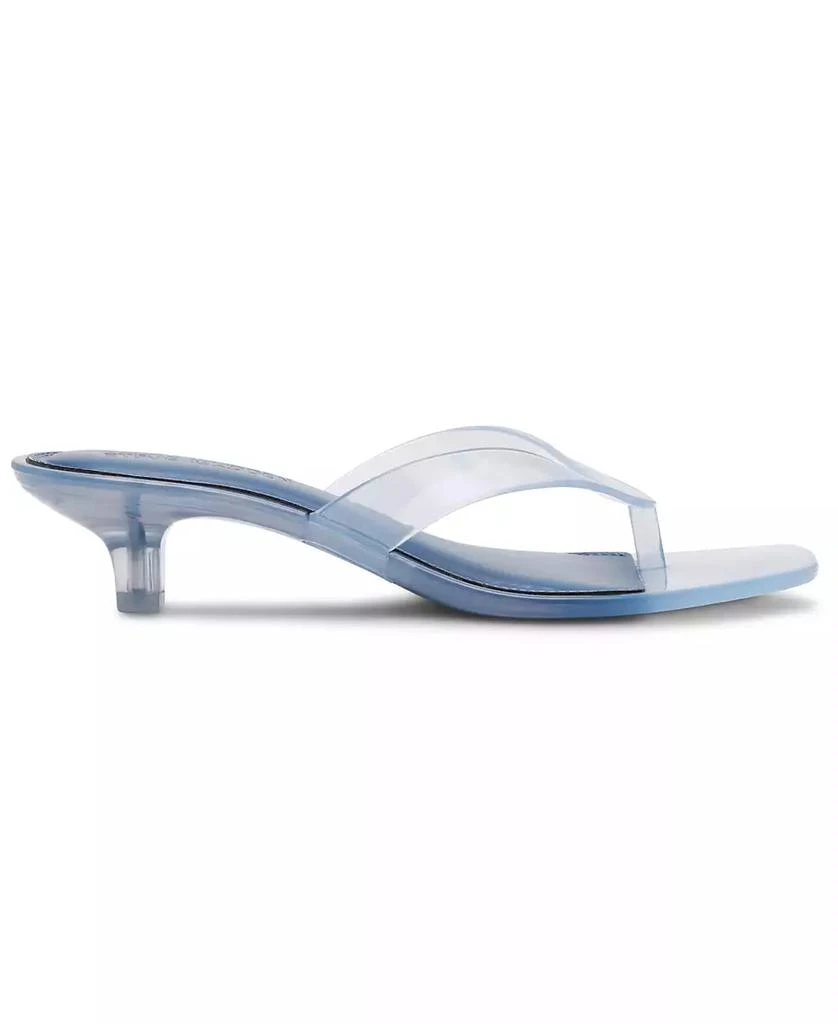 Steve Madden Women's Tracie-J Kitten-Heel Jelly Thong Sandals 2