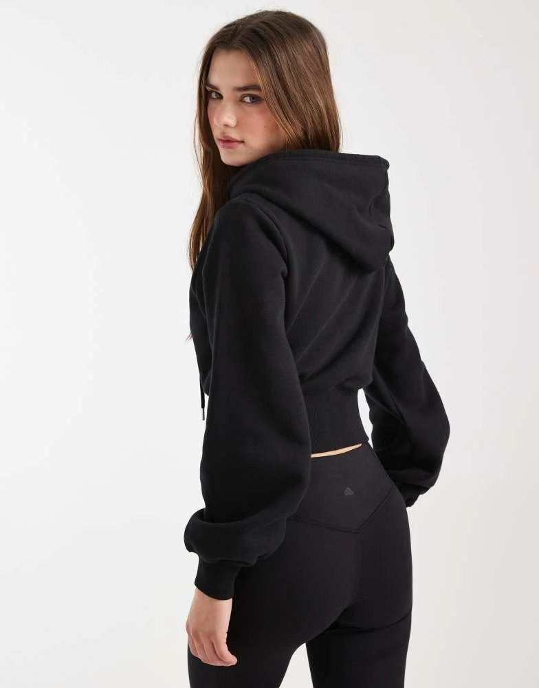 Cotton On Cotton On contour zip through jacket in black 4