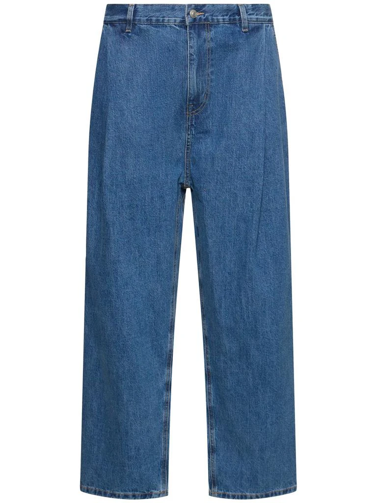The Frankie Shop Wide Cotton Denim Jeans 1
