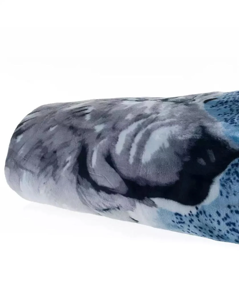Baldwin Wolf Heavy Thick Plush Mink Oversized Throw, 74" x 91" 5