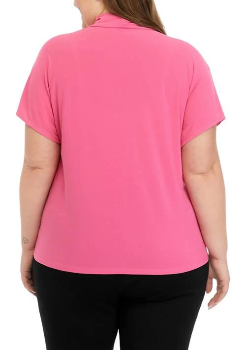THE LIMITED Limited Plus Size V Neck Cap Sleeve Knit Top 2