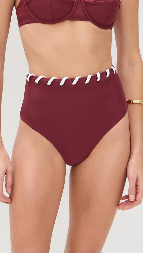 SIMKHAI Milou High Waisted Bikini Bottoms