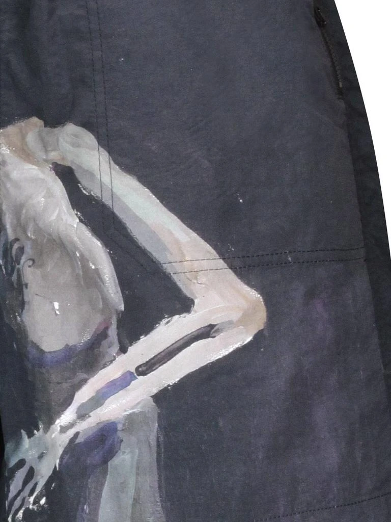 UNDERCOVER Undercover X Helen Verhoeven Painterly Printed Shorts 3