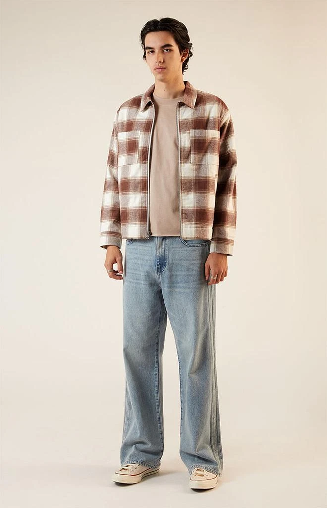 PacSun Niko Plaid Overshirt Jacket 4