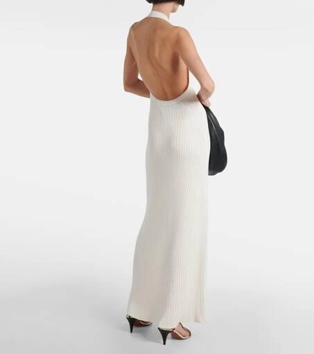 Nili Lotan Ivenka ribbed-knit cotton maxi dress 3