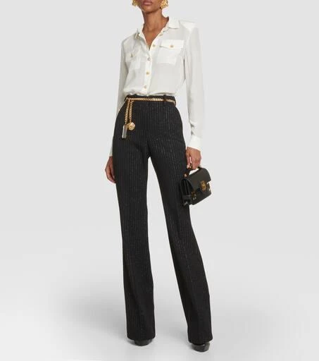 Balmain Crêpe de chine shirt 2