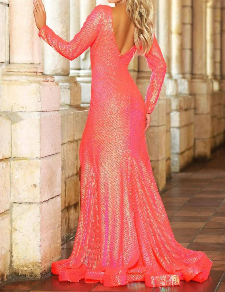 boat neck evening dresses Blue Beaded Lace Satin Prom Dresses Cap Sleeve Boat Neck Formal Dress 24518 Blue / US16 main image 1