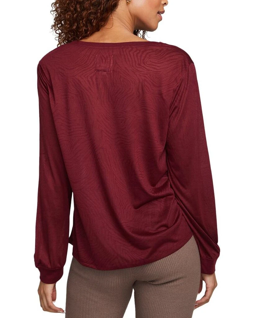 Chaser Wild Thiing Burnout Jersey Kara Top 2