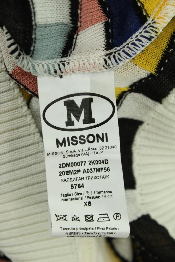 Missoni Striped Intarsia Cardigan in Multicolor Cotton 5