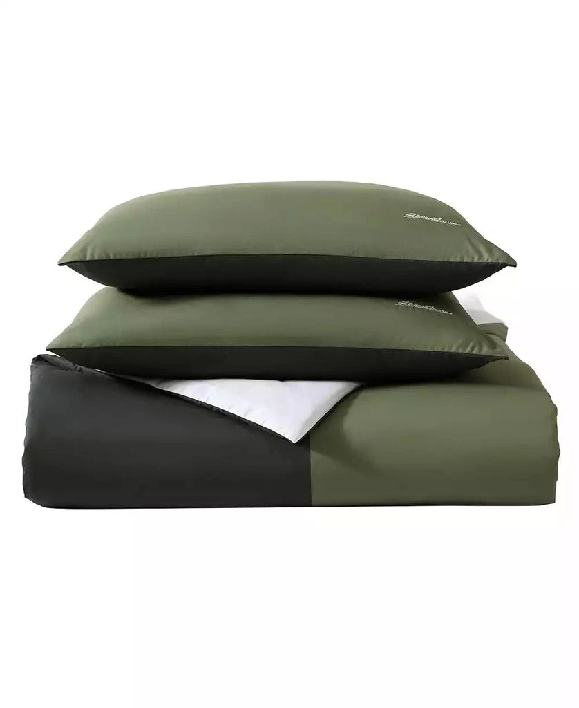 Eddie Bauer CLOSEOUT! Skyline Stripe Reversible 3 Piece Duvet Cover Set 3