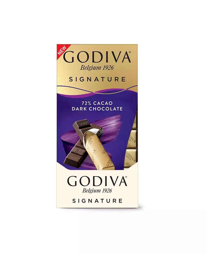 Godiva Set of 12, Signature Cacao Dark Chocolate Mini Bars 3