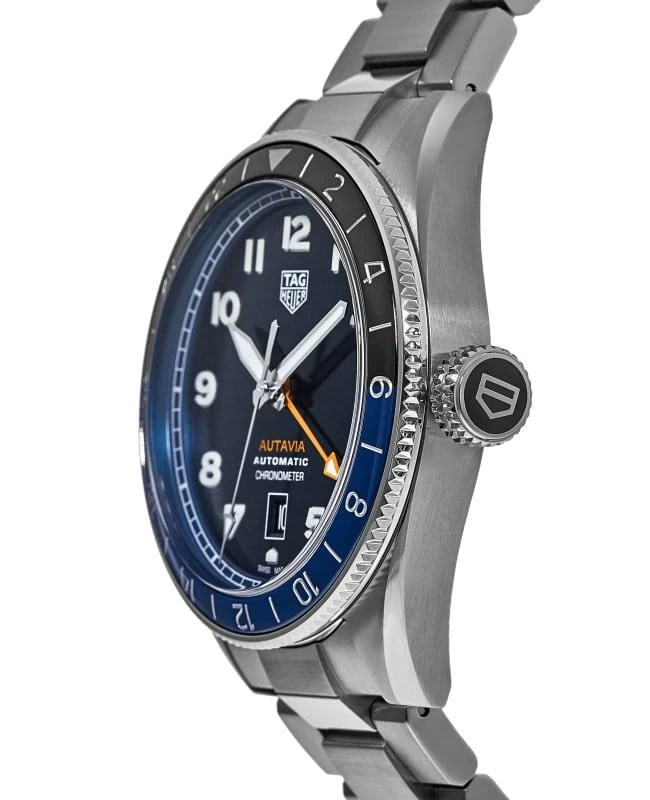 Tag Heuer Tag Heuer Autavia COSC GMT Automatic Blue Dial Steel Men's Watch WBE511A.BA0650 3