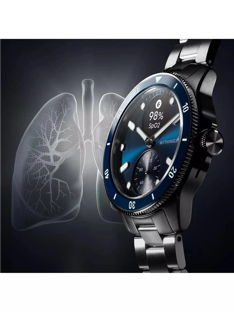 Withings Scanwatch Nova Premium Heart Health Hybrid Smartwatch - 42MM 5