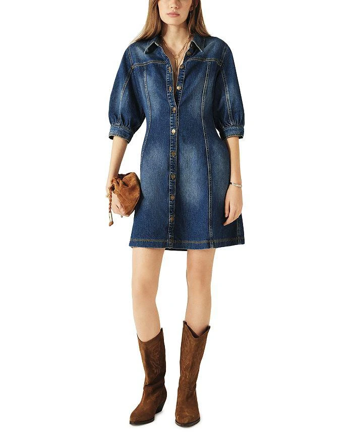 ba&sh Barb Denim Dress 4