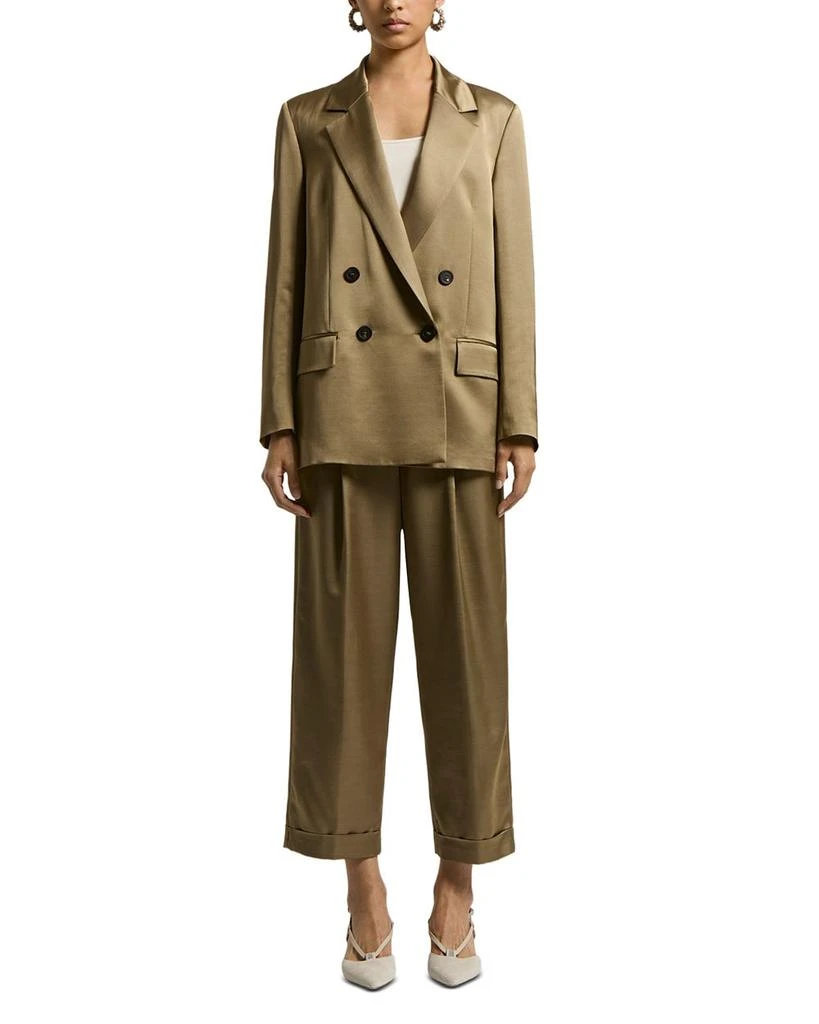 Peserico Boyfriend Fit Double Breasted Blazer 5