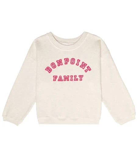 Bonpoint Logo cotton sweatshirt 1