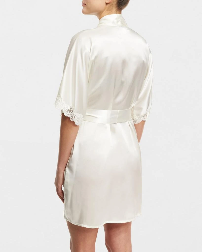 Christine Lingerie Bijoux Short Silk Robe 3