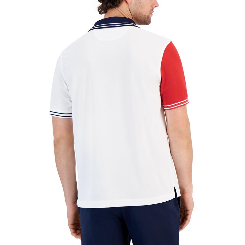 Club Room Men's Colorblocked Sport Polo Shirt, Created for Macy's