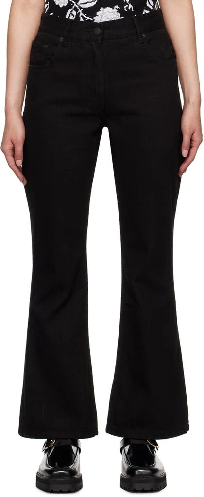 Ernest W. Baker Black Flare Jeans