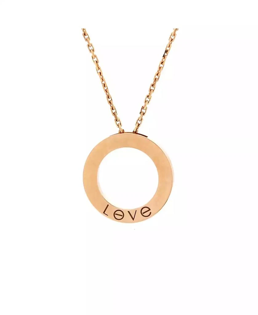 Cartier 3 Diamonds Love Pendant Necklace