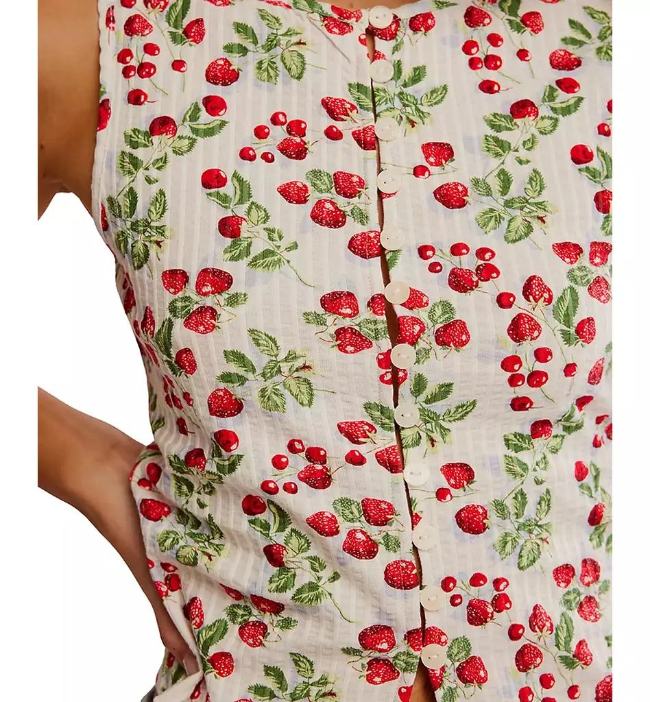 Free People Women's Tilly Cotton Printed Vest 3
