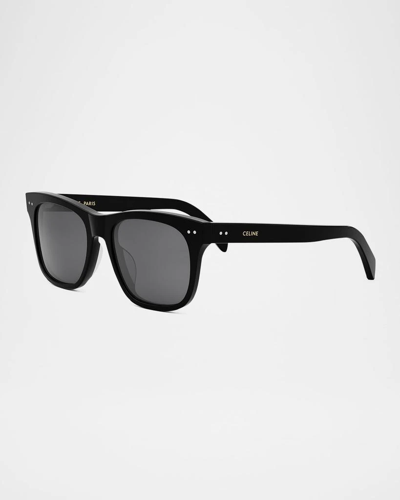 Celine Men's Celine Thin Acetate Square Sunglasses 3