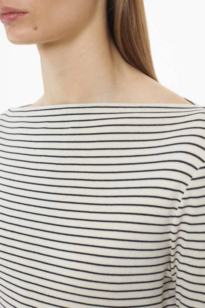 Closed High Neck Longsleeve Top In Ivory 3