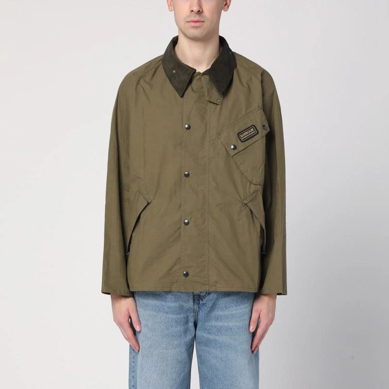 Barbour A7 Pacemaster Khaki green Waxed Jacket 1