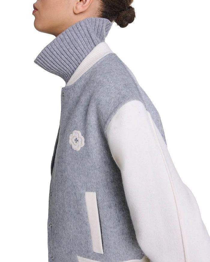 Maje Mybomberis Varsity Cardigan 5