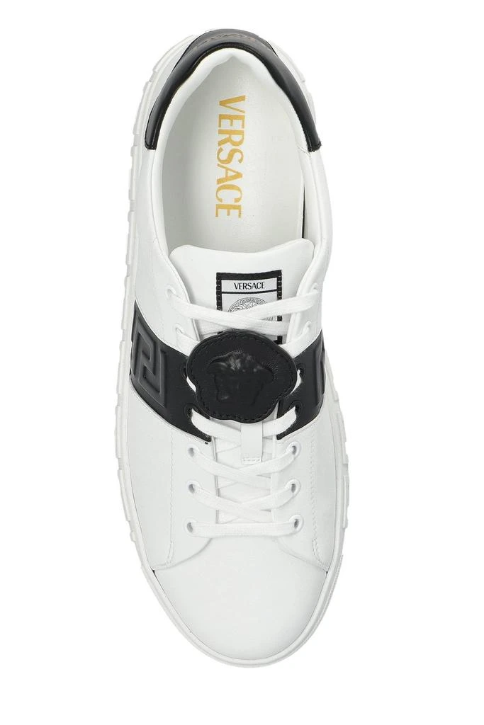 Versace Versace Logo-Embossed Lace-Up Sneakers 4