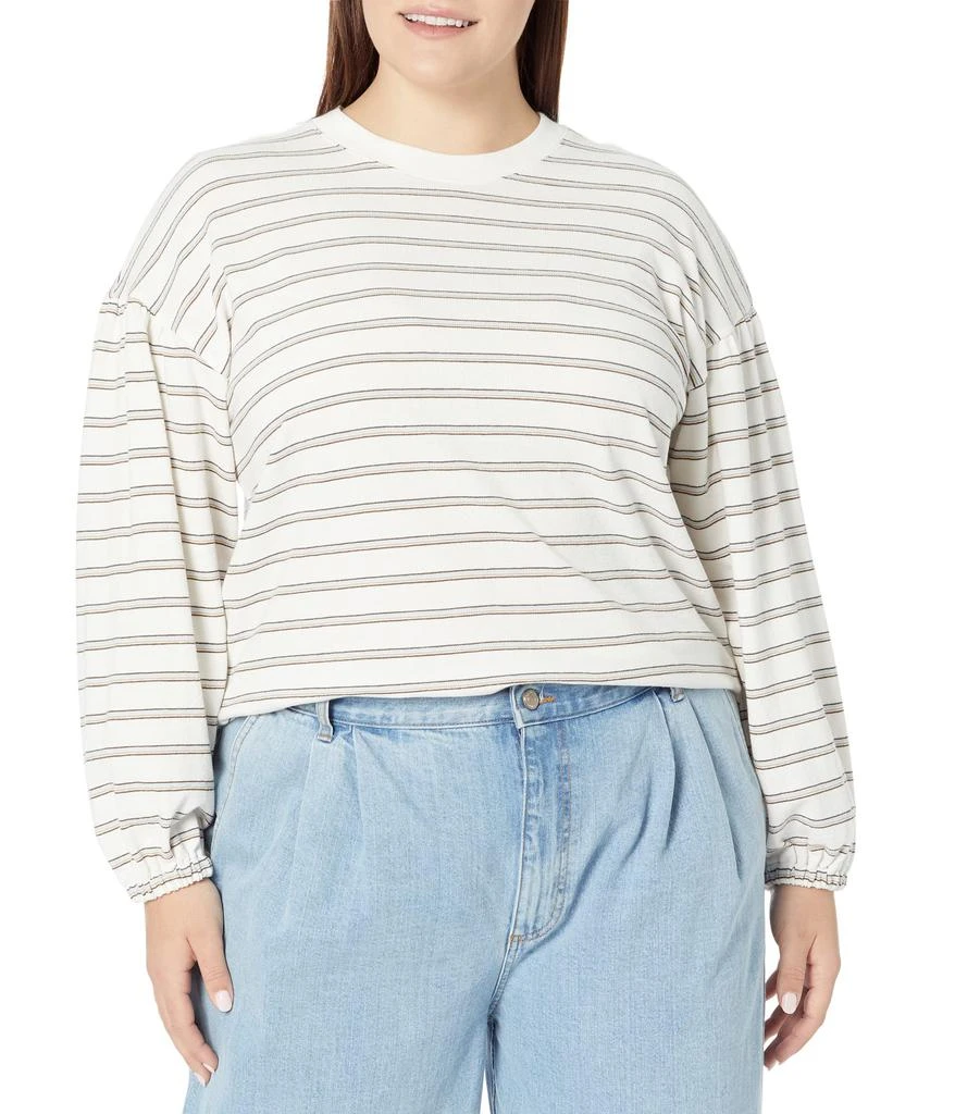 Madewell Plus Cider Long Sleeve Tee - Stripe 1