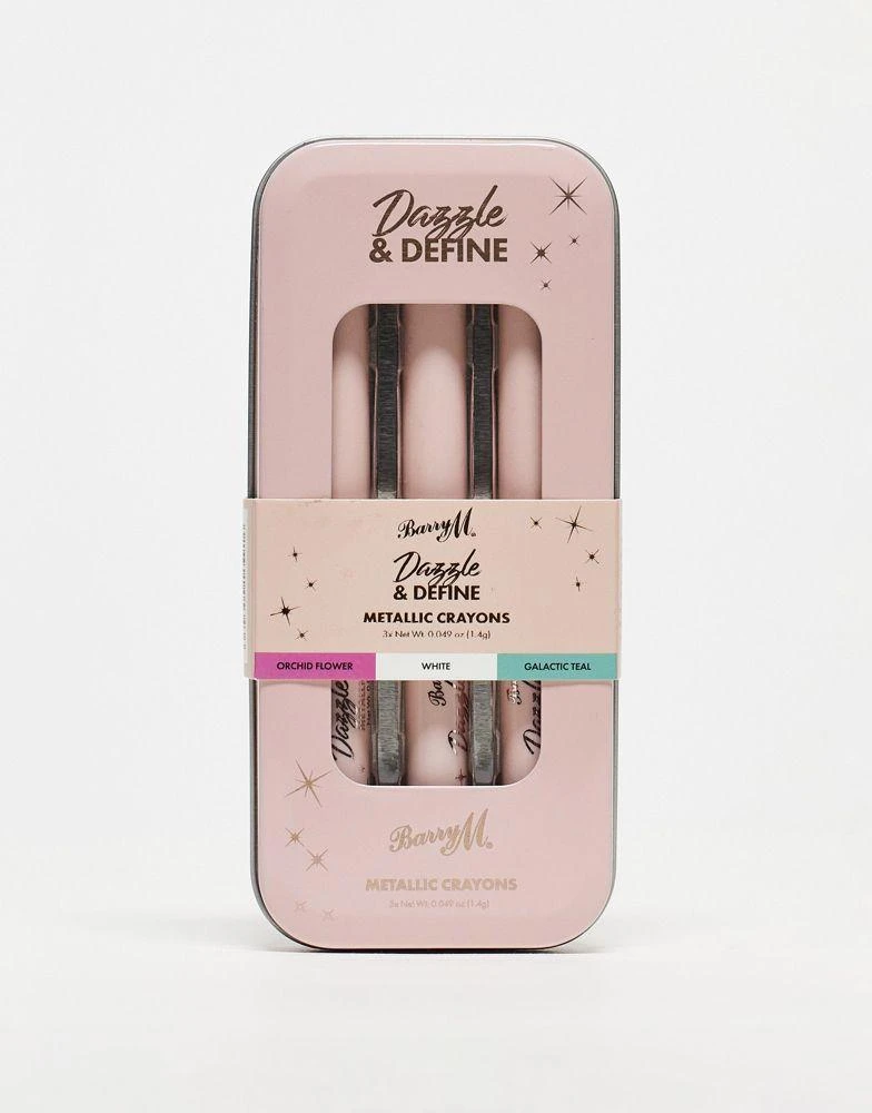 Barry M Barry M Dazzle & Define Metallic Crayons - Metallic Brights 1