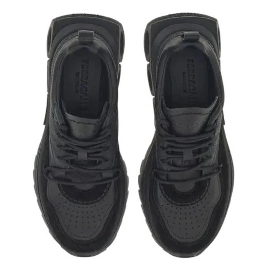 Salvatore Ferragamo Black Nima Running Sneakers 2