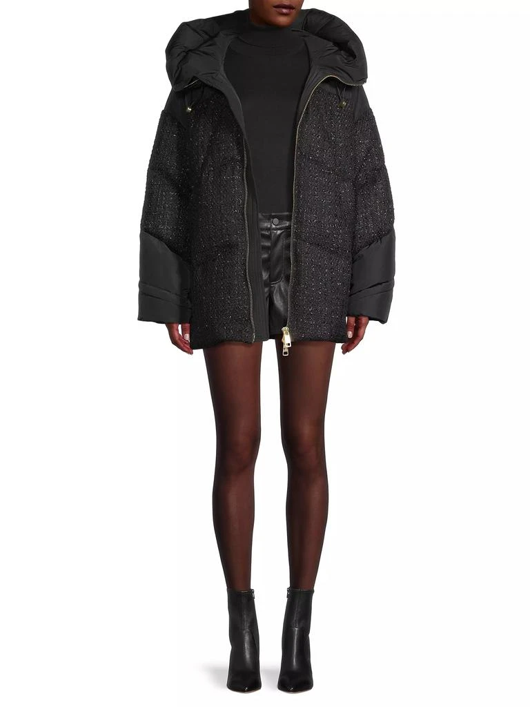 Nicole Benisti Matilde Tweed Down Puffer Jacket 2