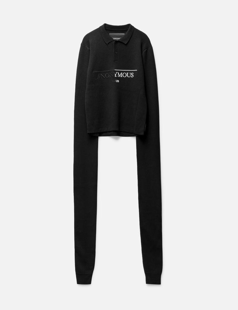 ANONYMOUS KNIT LONG SLEEVE POLO