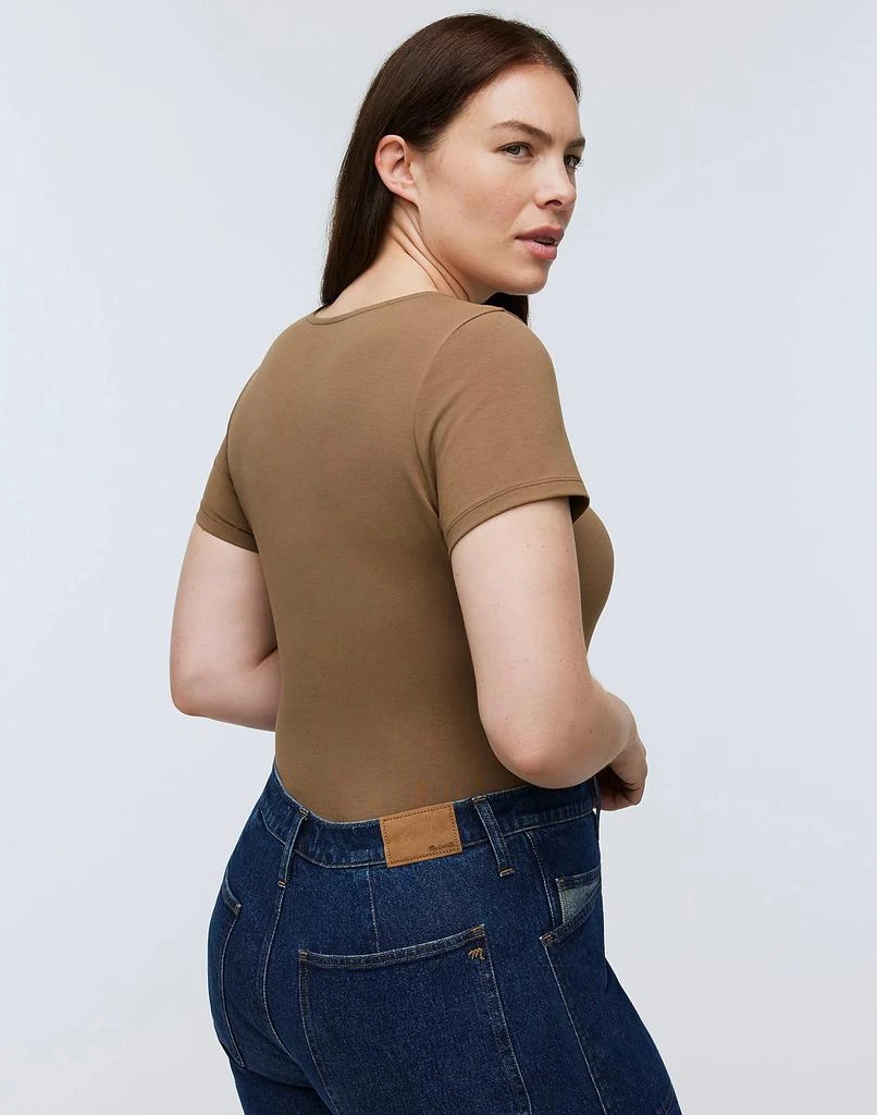 Madewell Crewneck Thong Bodysuit 4