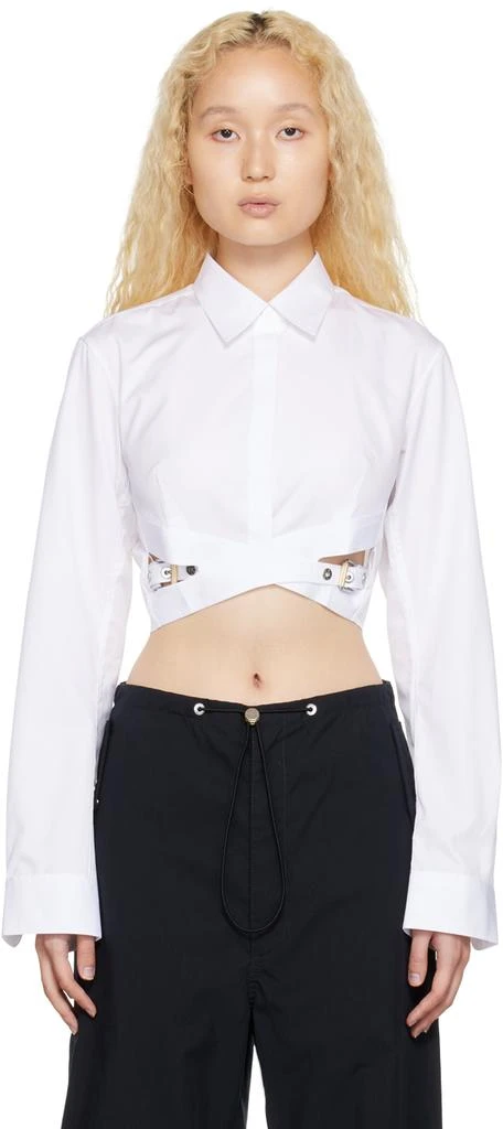 Dion Lee White Interlock Shirt 1