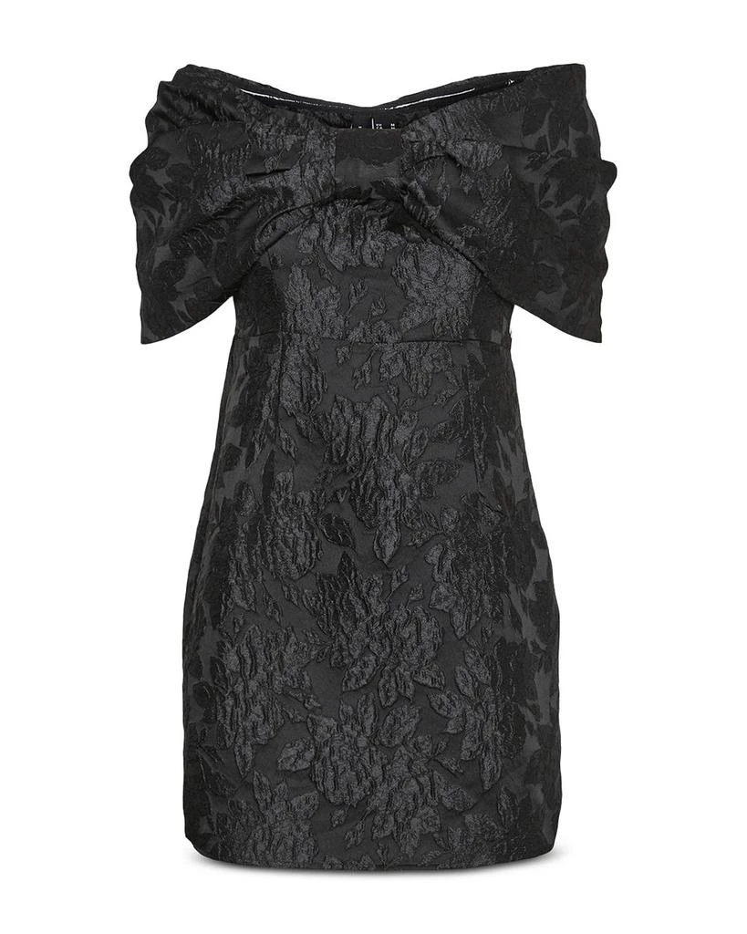 VERO MODA Bow Front Textured Mini Dress 6