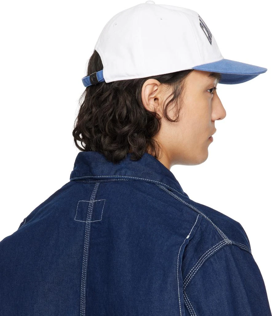 Carhartt WIP White & Blue Lecture Cap 3