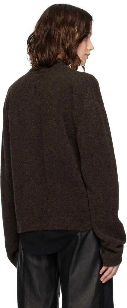 Rick Owens Brown Concordians Tommy LS Sweater 3