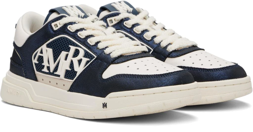 AMIRI Navy 
White Classic Low Sneakers 4