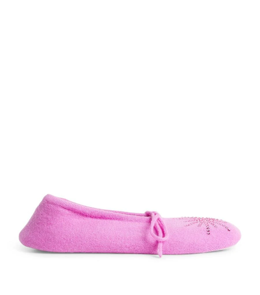 William Sharp Cashmere Crystal Dolly Slippers 1