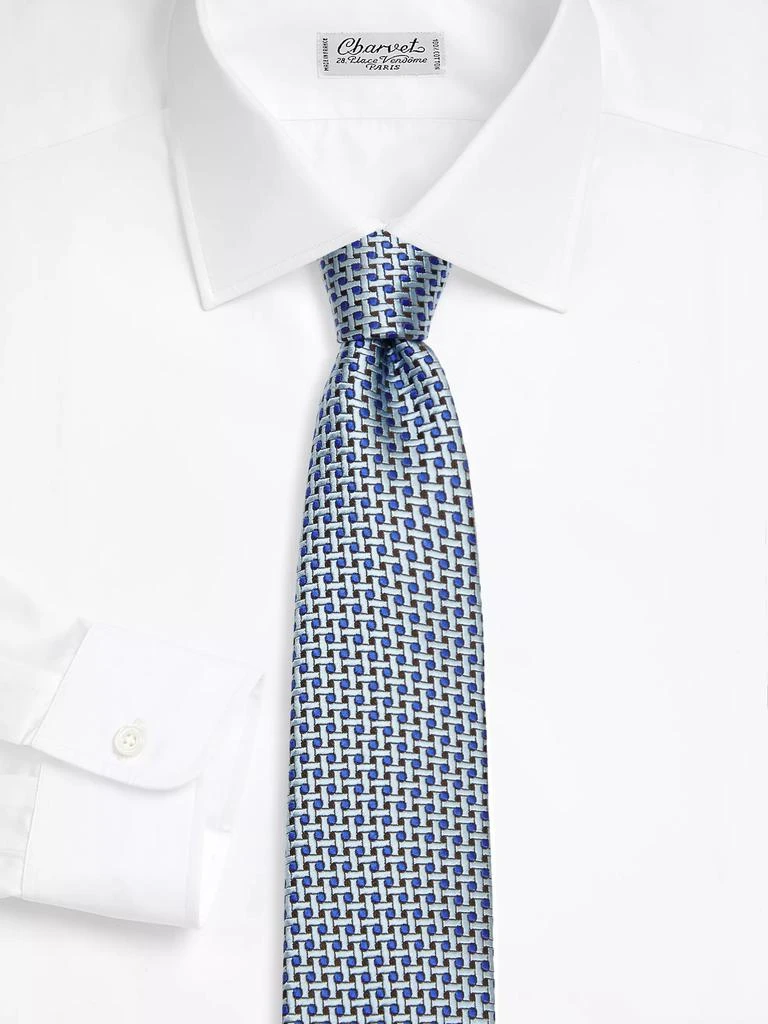 Charvet Geometric Silk Tie 2