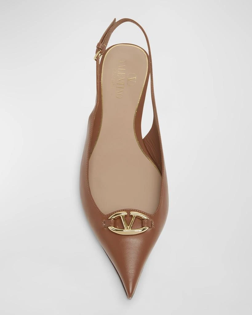 Valentino Moon VLogo Slingback Ballerina Flats 5
