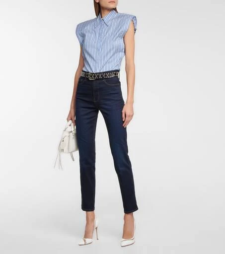 FRAME Le Sylvie jeans high-rise slim jeans 2