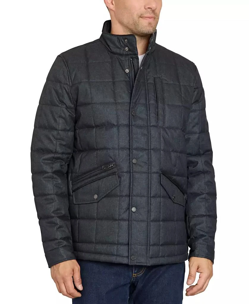 Sam Edelman Men's Box-Quilted Stand-Collar Puffer Jacket 1